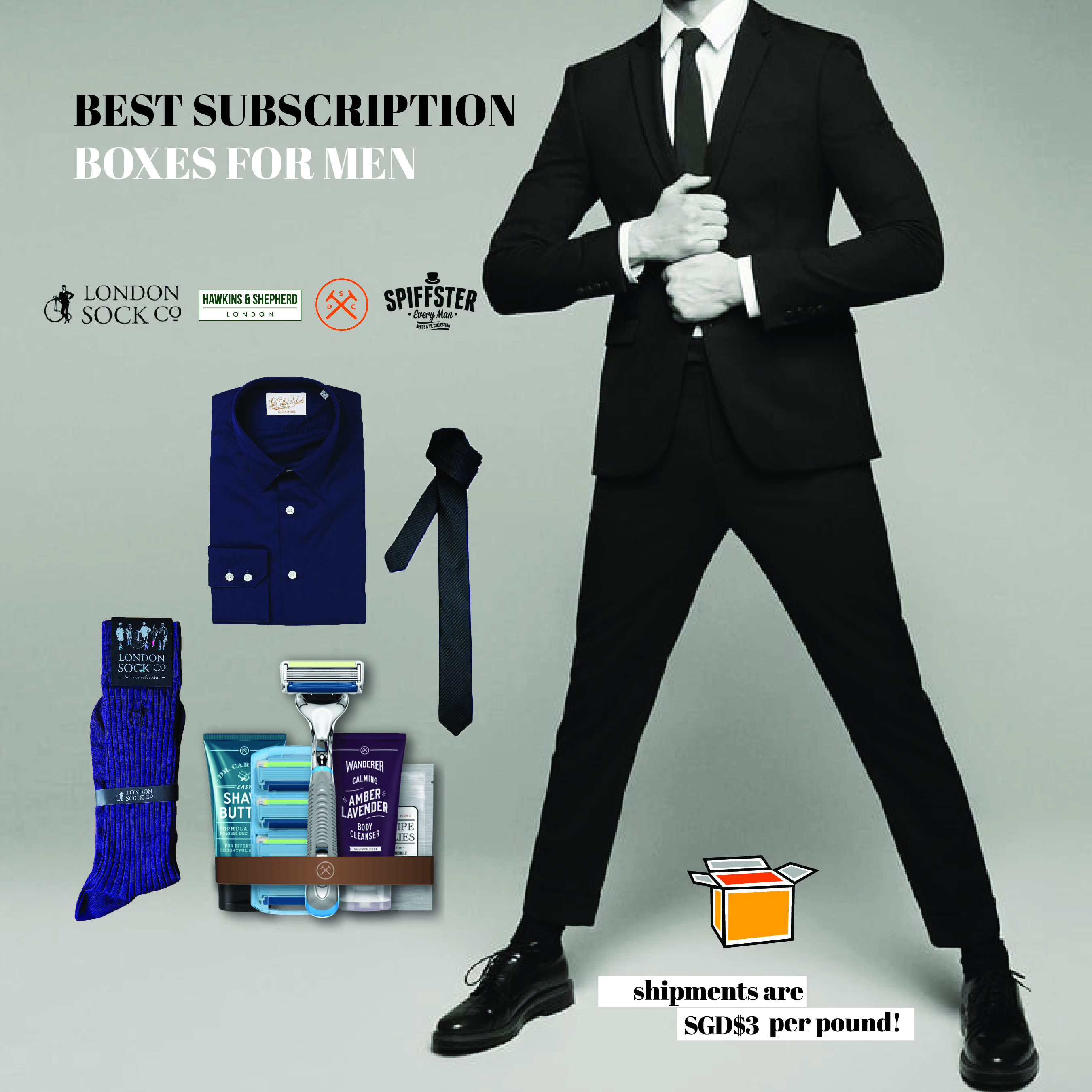 Best Subscription Boxes for Men Buy&Ship SG Shop Worldwide and Ship