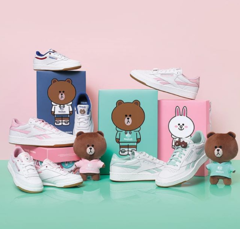 line friends reebok