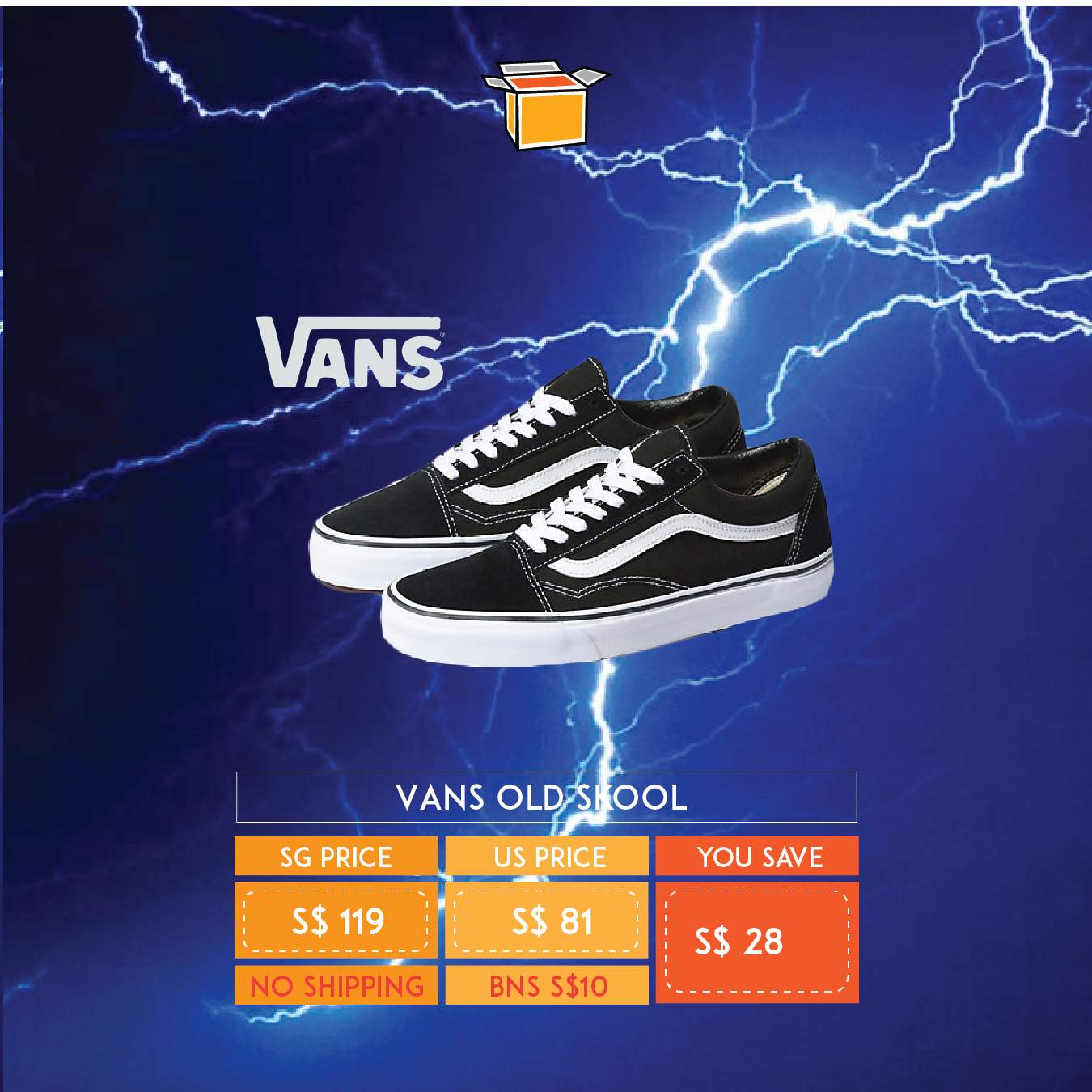 lightning old skool vans