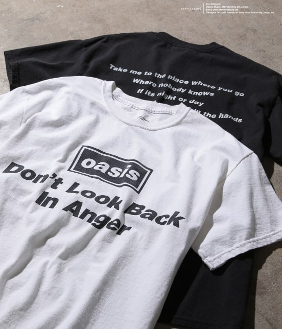 ADAM ET ROPE’ OASIS Tシャツ anger Oasis x ADAM ET ROPÉ T-shirt Collaboration | Hypebeast