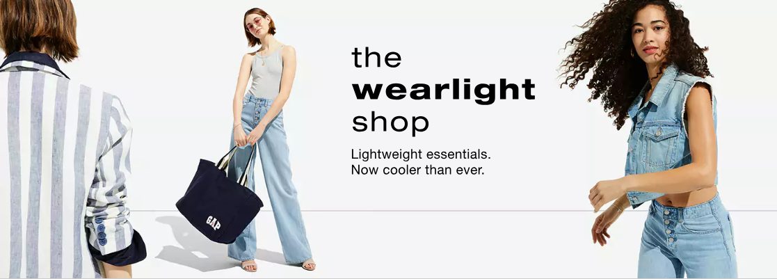gap wearlight denim