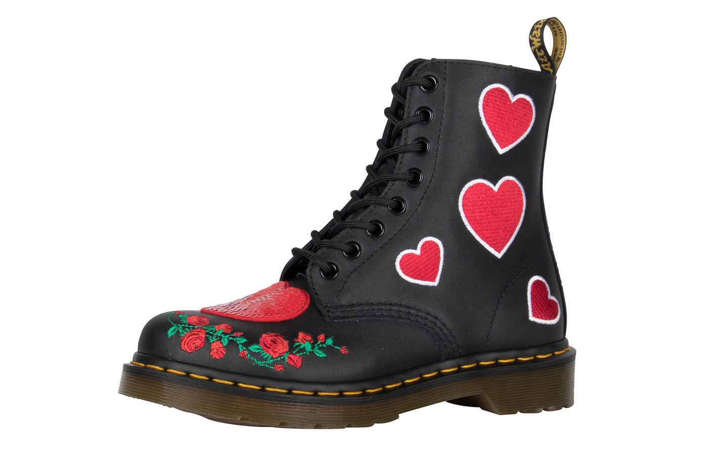 dr martens red heart bag