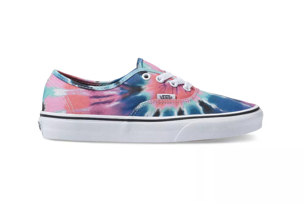 blue tie dye vans