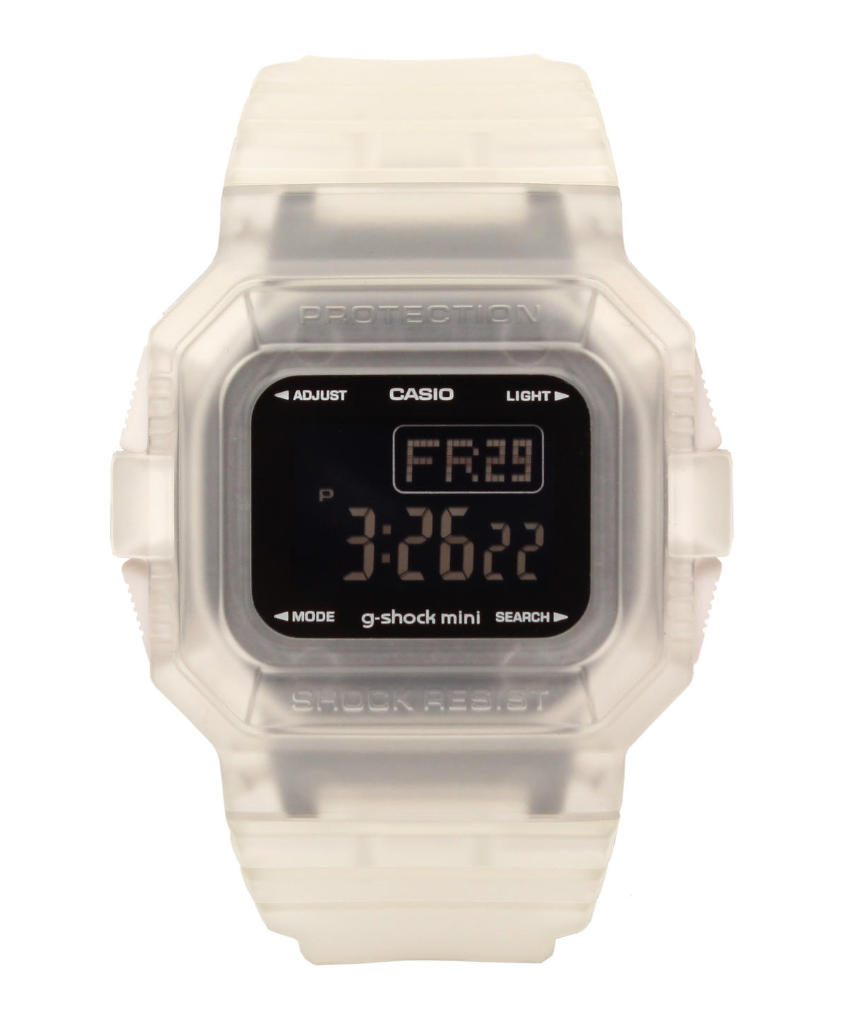 g shock casio clear