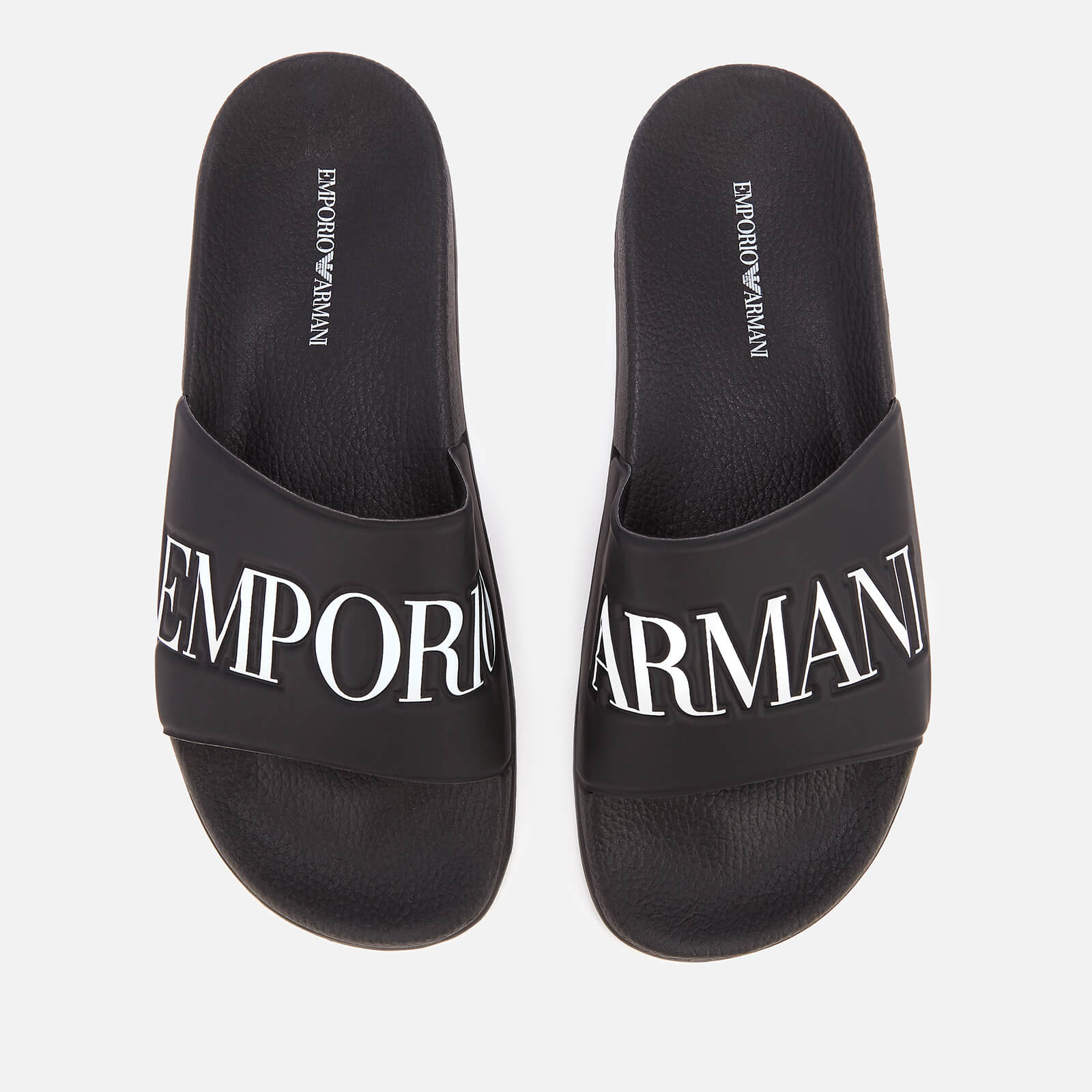 emporio armani mens slippers