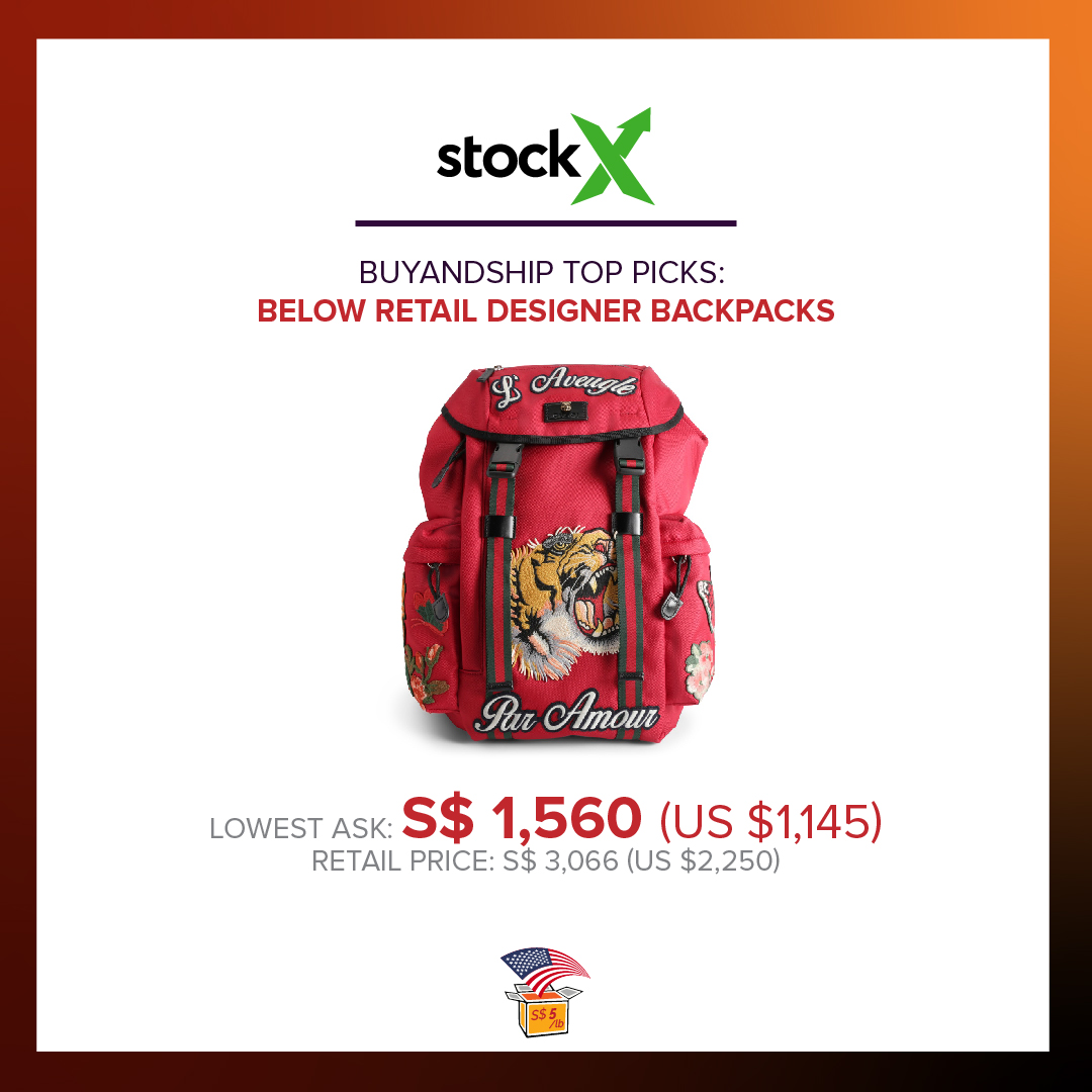 Buyandship Top Picks Below Retail Designer Backpacks on StockX
