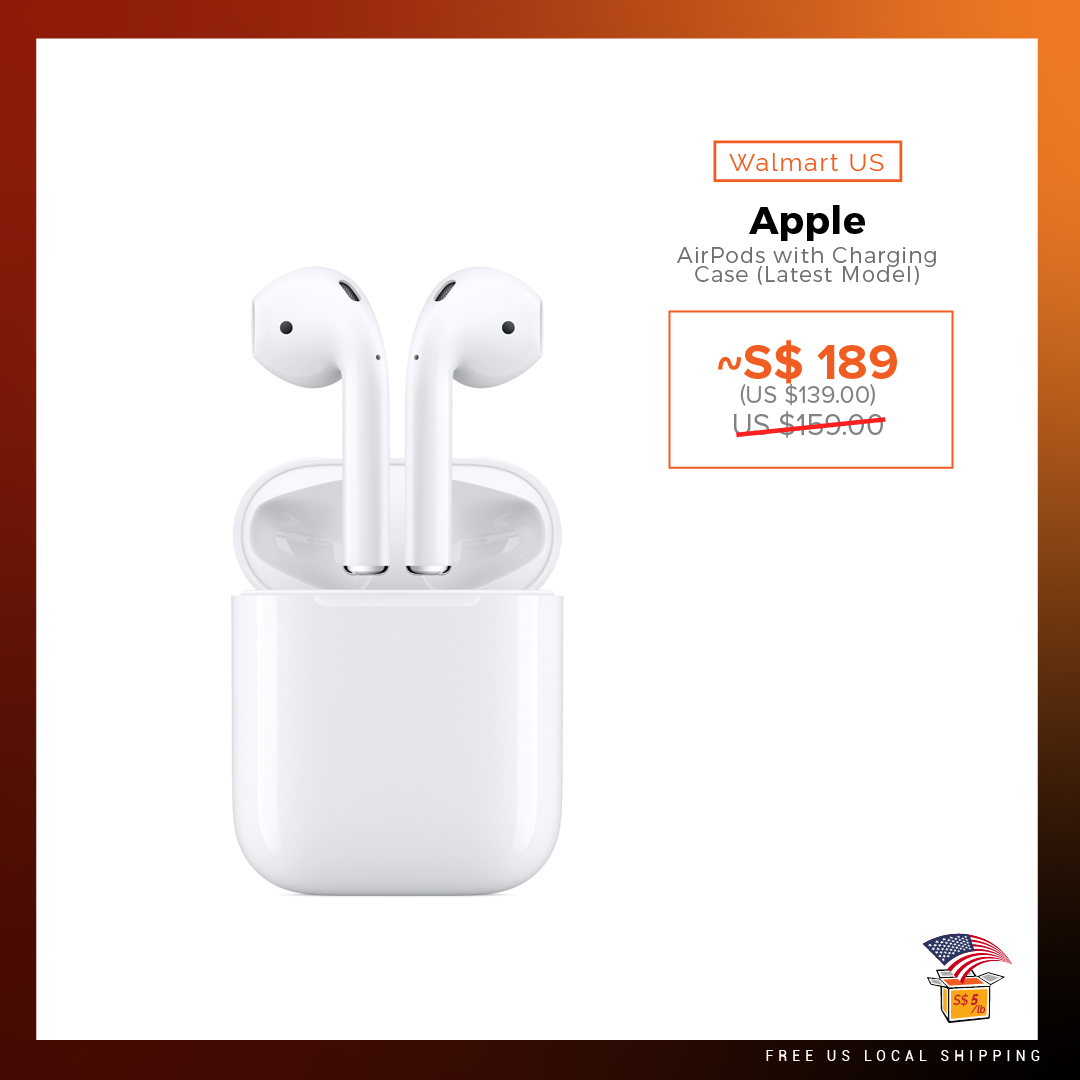 Black Friday Pre-Sale: Apple AirPods Deal on Walmart | Buyandship Singapore