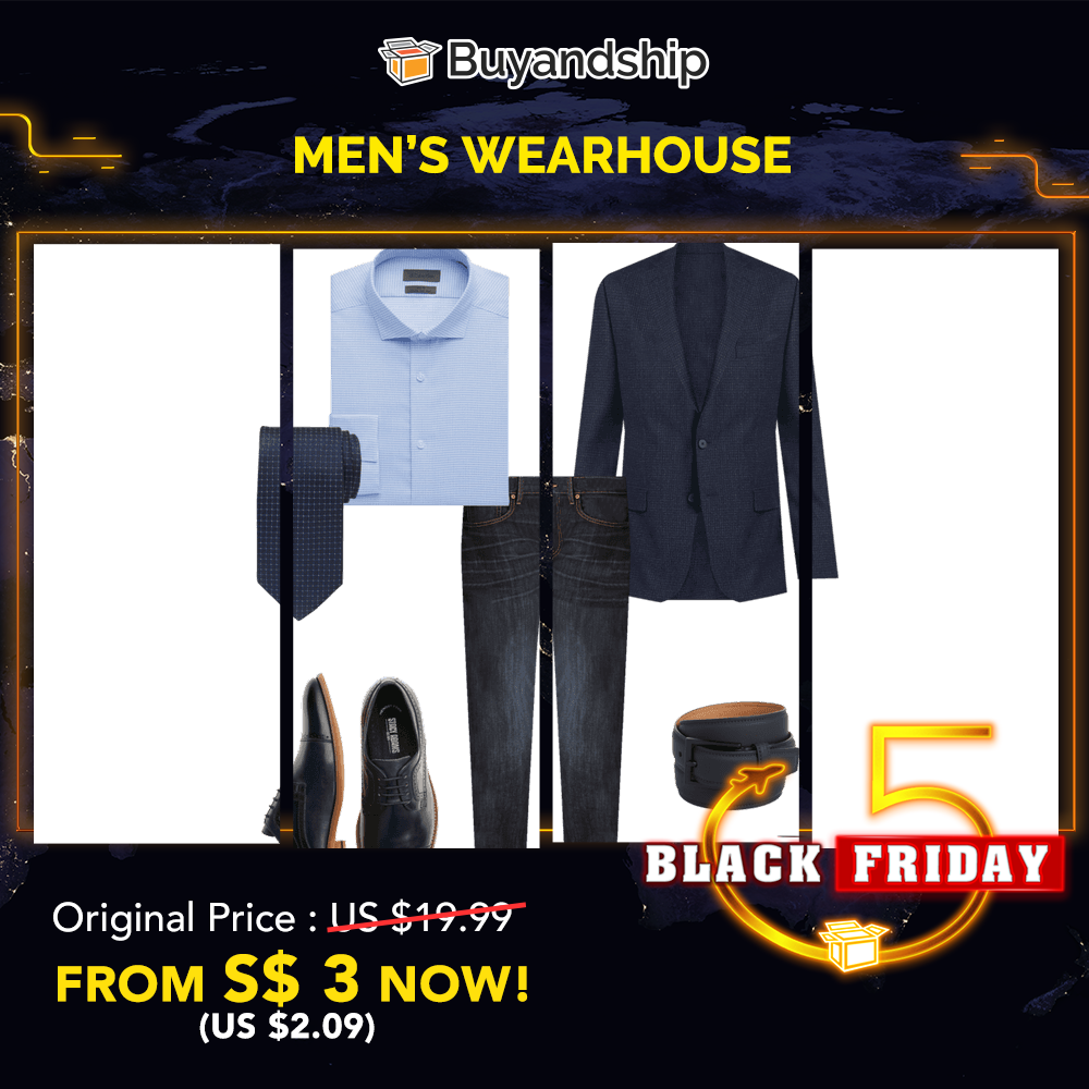 Black Friday Deals at Men’s Wearhouse | Buyandship Singapore