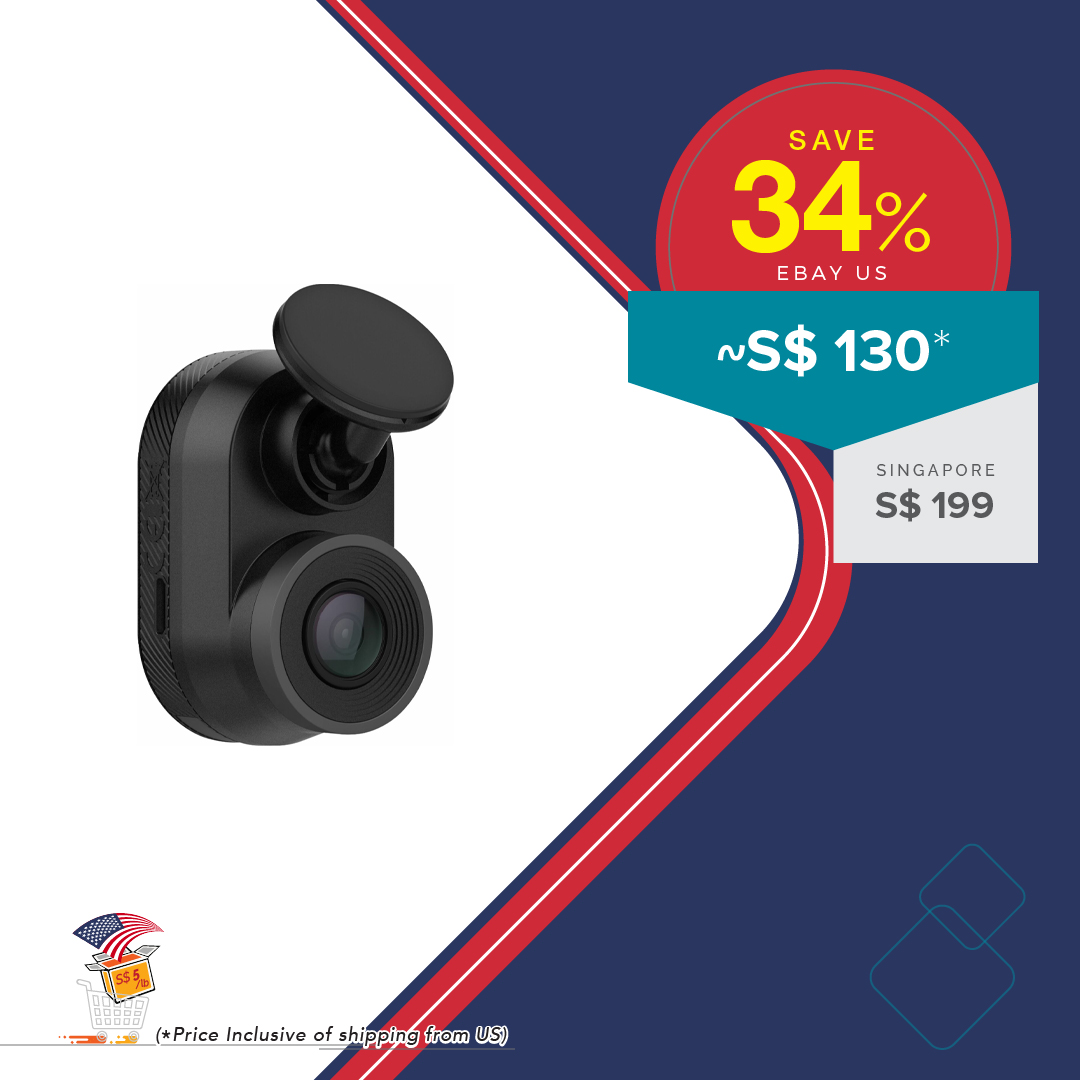 Price Comparison Garmin Dash Cam Mini Buyandship SG Shop Worldwide
