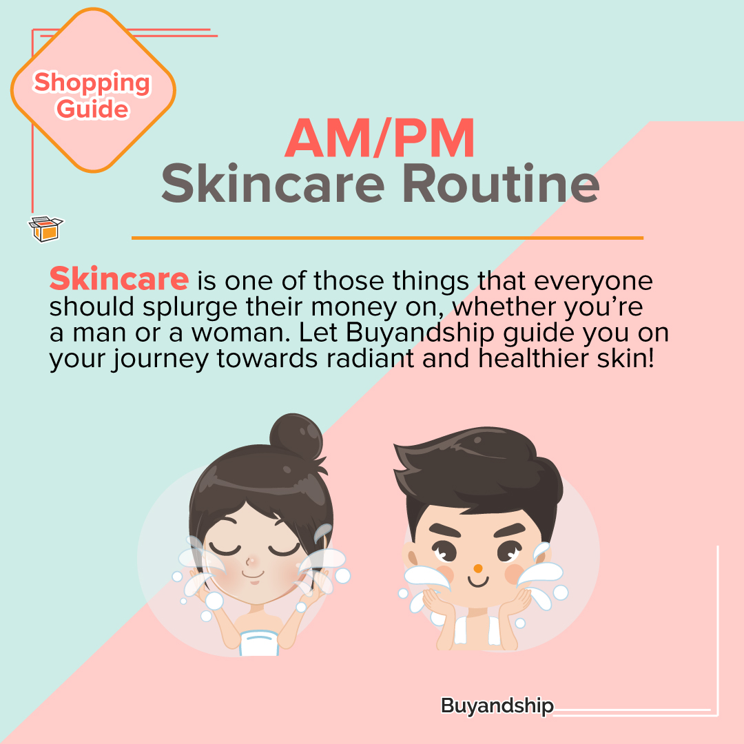 am pm skincare routine