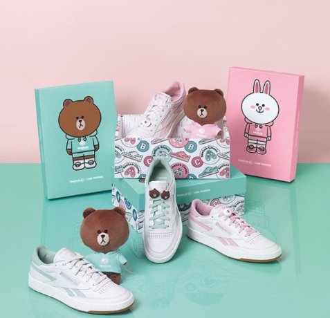 line friends reebok