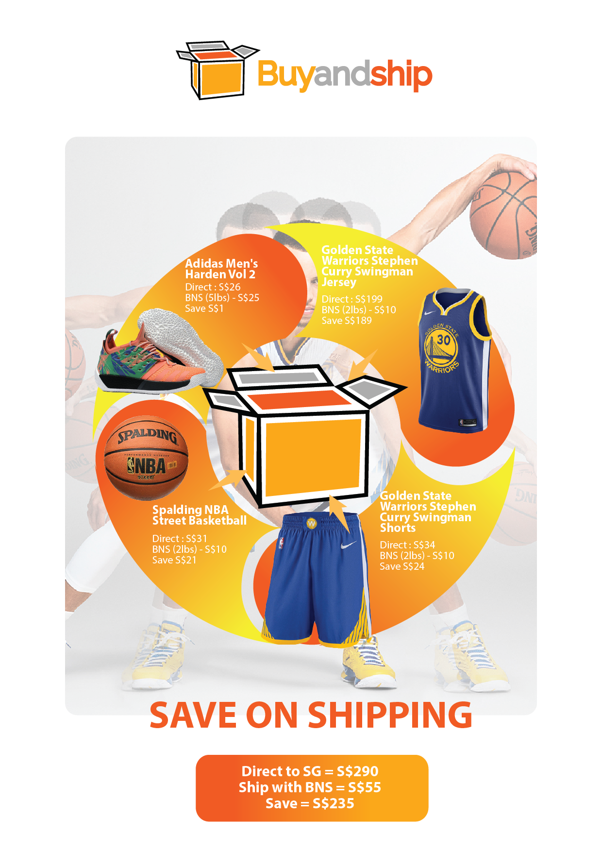 Price Comparison – For the Basketball Player | Buyandship Singapore