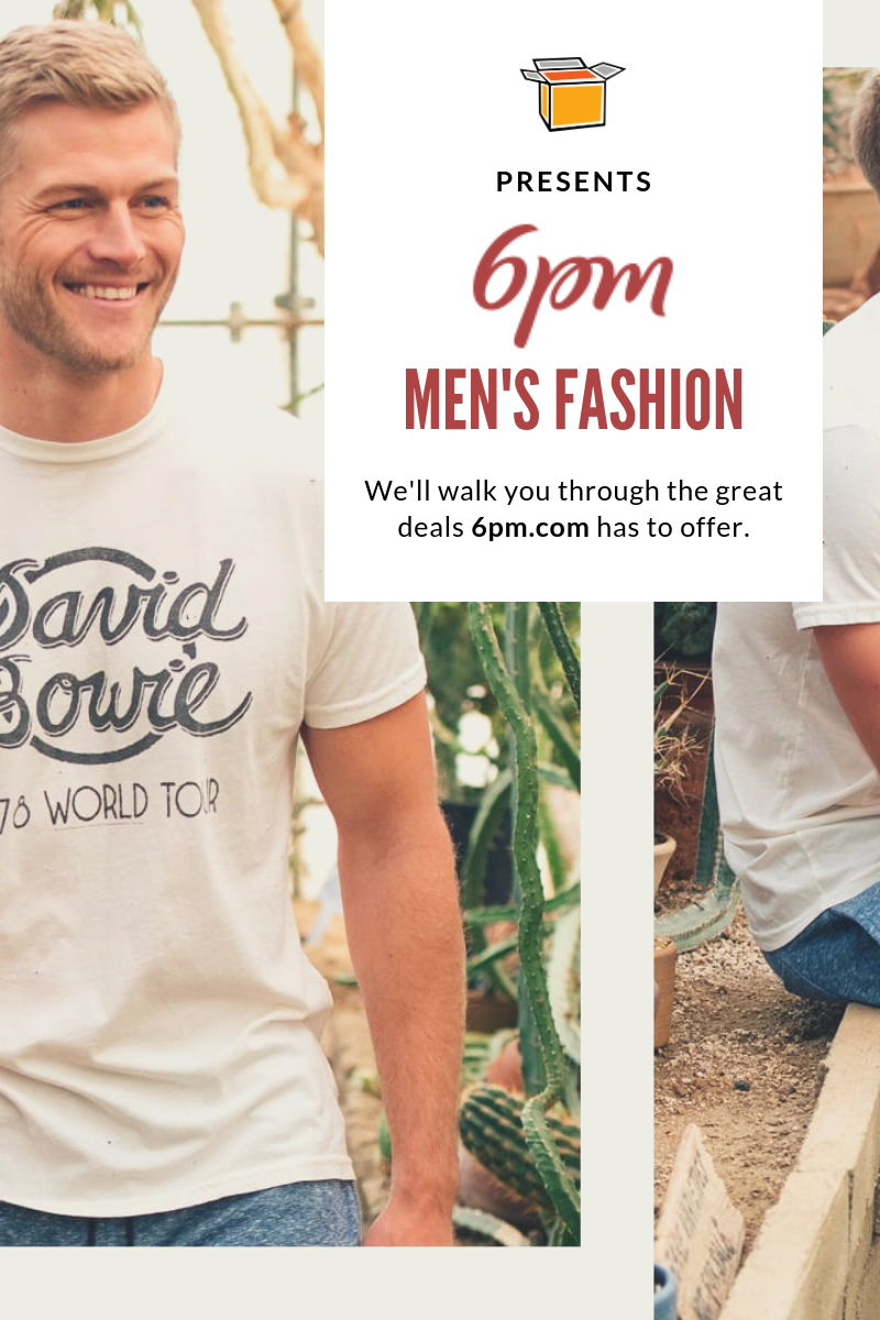 6pm.com Spotlight: Men’s Fashion | Buyandship Singapore