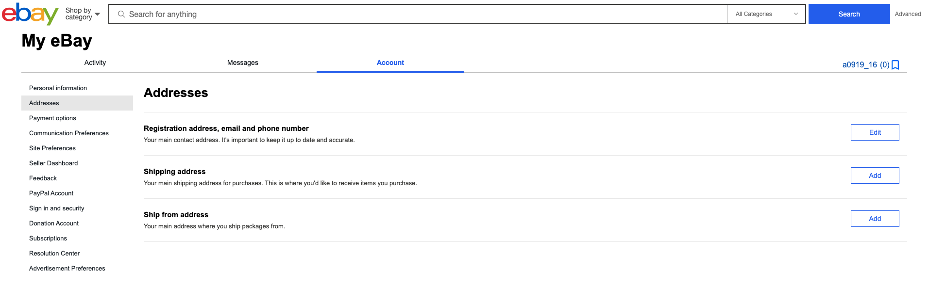 5. Find "Registration address, email and phone number" and click "Edit" to change your country to Malaysia.