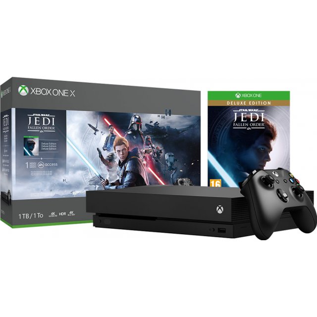 Xbox One X 1TB Star Wars Jedi Bundle Console