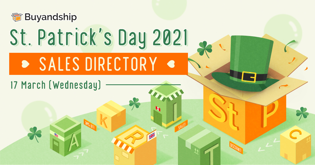 2021 st. patrick's day deals promo code