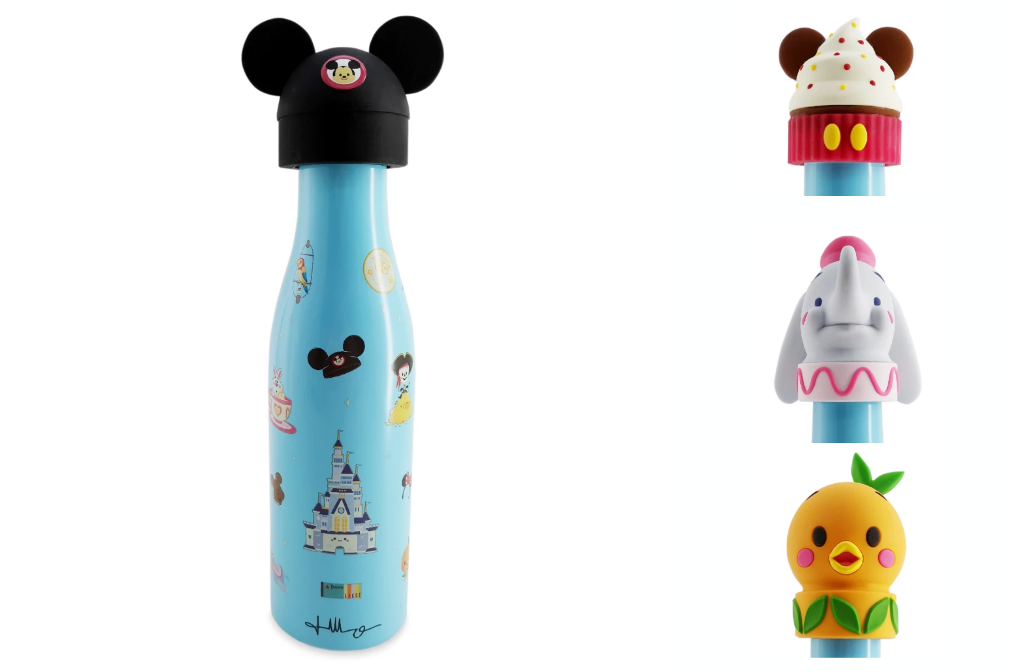 Disney Stainless Steel Water Bottle and Toppers Set by Jerrod Maruyama -  Disney Parks