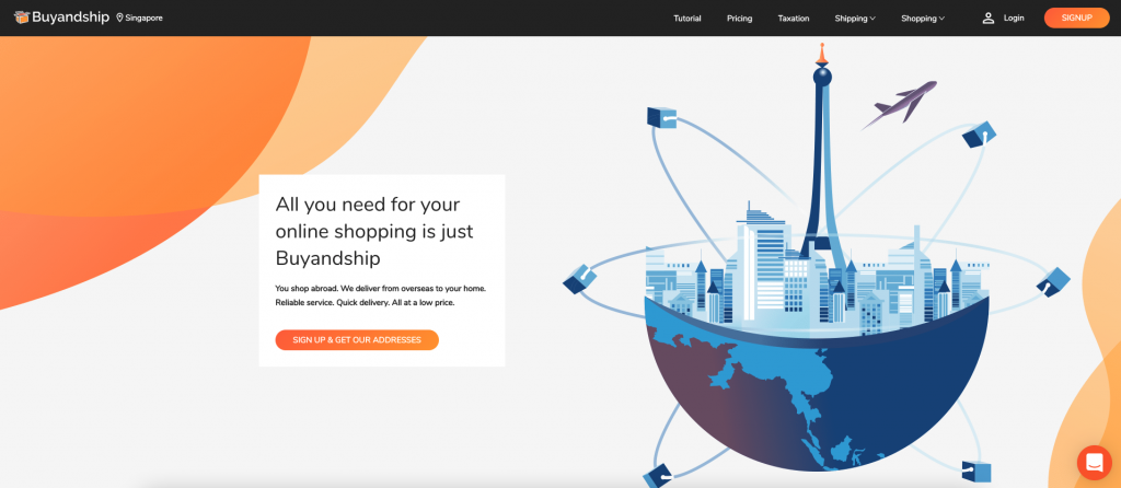 Rakuten Shopping Tutorial 1-Visit Buyandship website