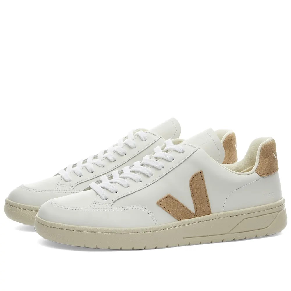 Veja V-12 Leather White Sneakers