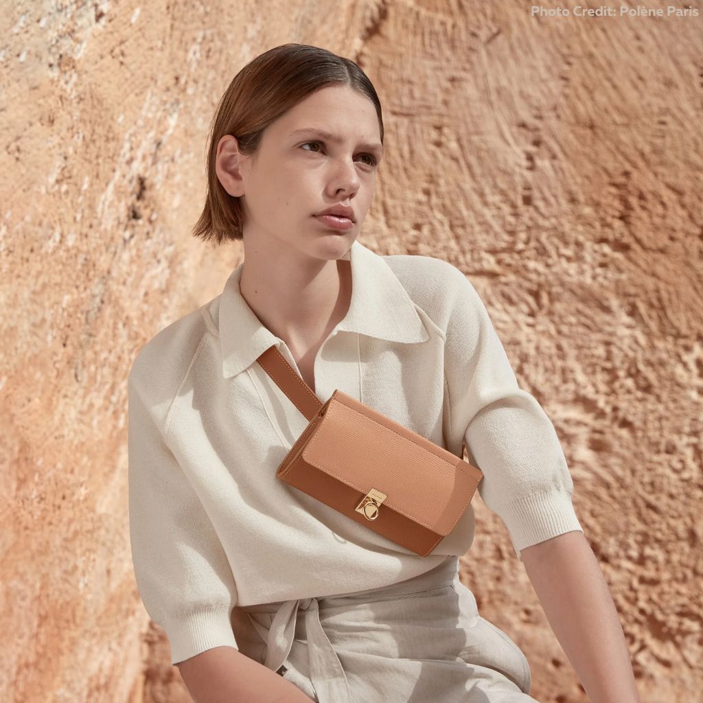 Shop Wallet N°7 - Belt Bag from Polene Paris to Singapore