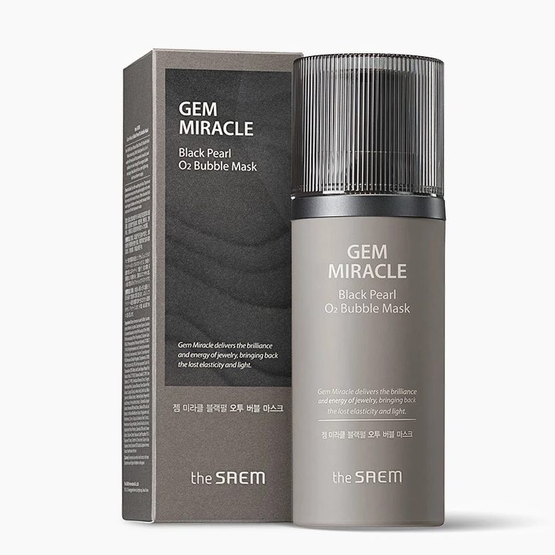 THE SAEM - Gem Miracle Black Pearl O2 Bubble Mask