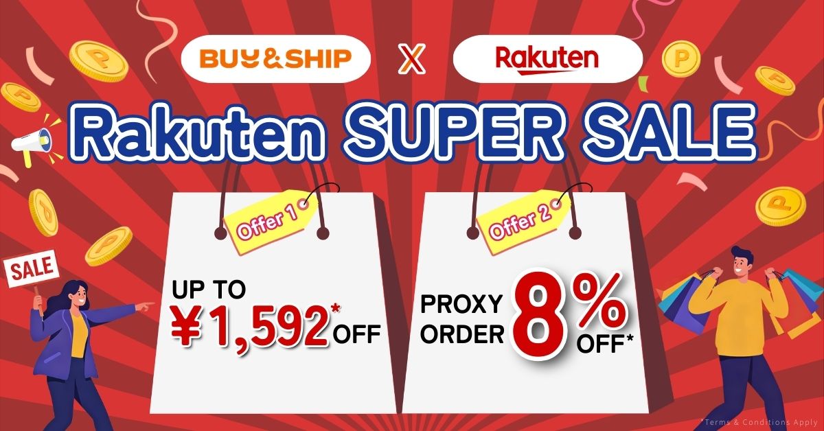 Shop Rakuten Japan Super Sale & Ship to Singapore — Save Up to JPY1,592 + Enjoy 8% Off with Proxy Shopping!
