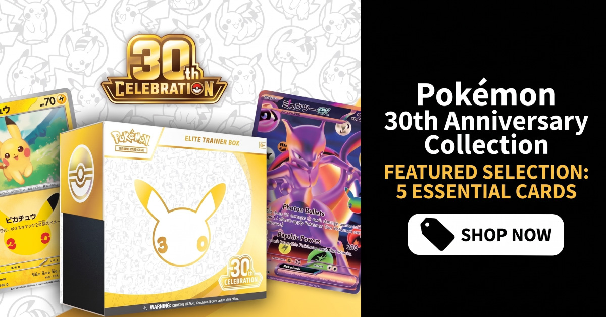 Pokémon TCG 30th Celebration: Top 5 Must-Buy Cards & TCGplayer MY Shipping Guide